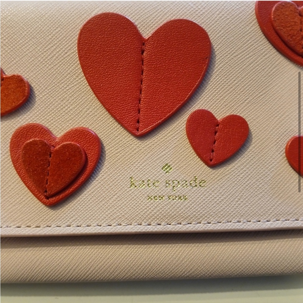 Kate Spade pink and red leather wallet. Rare and in great condition - Picture 4 of 15